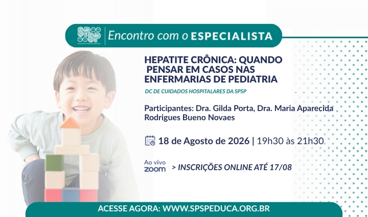Hepatite crônica: quando pensar em casos nas enfermarias de pediatria