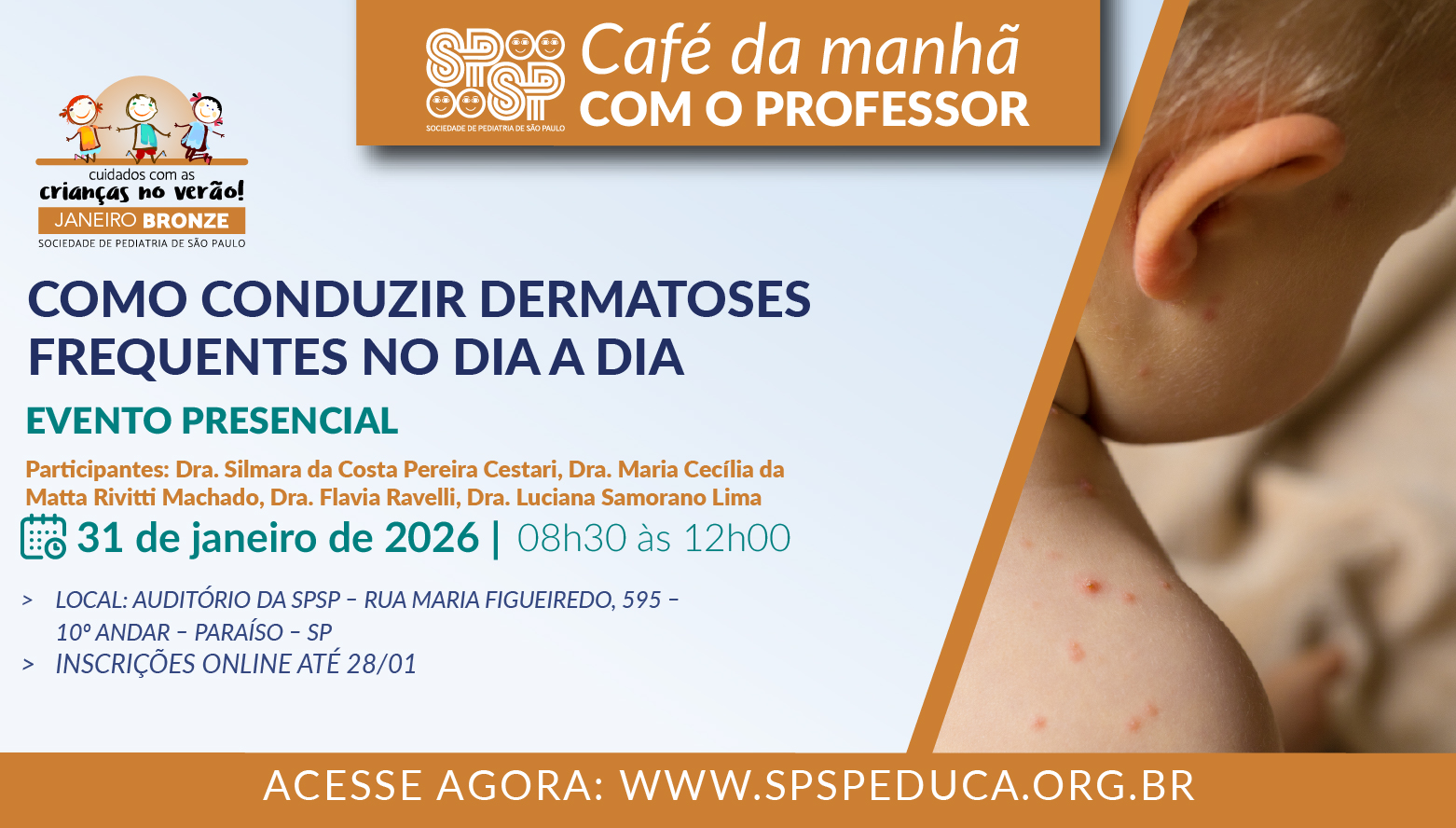 Como conduzir dermatoses frequentes no dia a dia - Janeiro Bronze