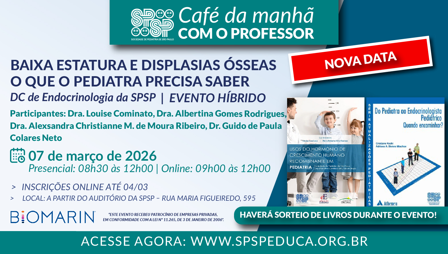 Baixa Estatura e Displasias Ósseas - o que o pediatra precisa saber