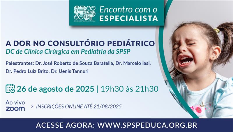 A dor no consultório pediátrico